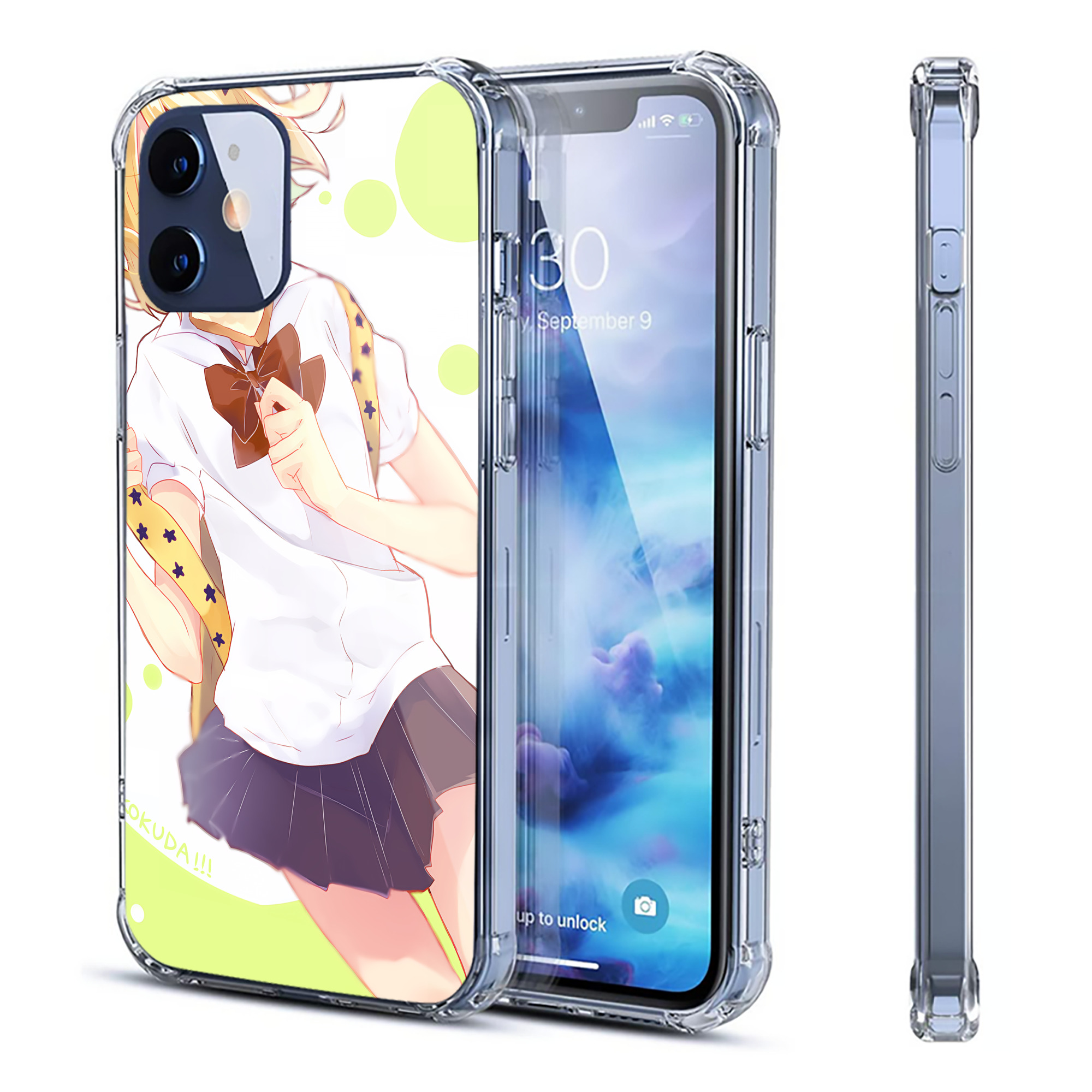 （画像用） ハイキュー!! Haikyu!! 【iPhone 12シリーズ対応】透明スマホケース（クリアソフトケース）